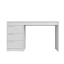 Ver imagem 6 de Mesa Escrivaninha para Computador com 3 Gavetas BC98 Branco - BRV Móveis