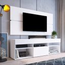 Ver imagem 1 de Rack com Painel para TV até 55 Polegadas e 1 Porta Miami Beach Yescasa