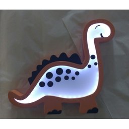 Luminária de Mesa Dinossauro - LML-30 - Com Fio - Cinza com Preto - 5