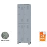Roupeiro de Aço c/ 04 Portas Grandes – 1,96×0,63×0,36m – CZ/CZ – AMAPA – 10124 - 1