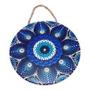 Ver imagem 1 de Quadro Mandala Enfeite Parede Porcelana Olho Grego Decoração