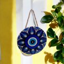 Ver imagem 3 de Quadro Mandala Enfeite Parede Porcelana Olho Grego Decoração