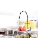 Ver imagem 4 de Torneira Cozinha Gourmet Flexível Pia Bancada 1 Jato Metal