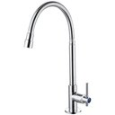 Ver imagem 1 de Torneira Cozinha Gourmet Flexível Pia Bancada 1 Jato Metal