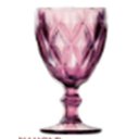 Ver imagem 3 de TAÇA ÁGUA 17x9x9cm 320ml VIDRO ROSA 6PÇ NH