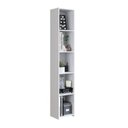 Ver imagem 4 de Kit 2 Estantes Multiuso Organizador 182x33cm 4 Prateleiras Funcionale Branco