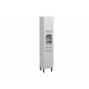 Ver imagem 1 de Cristaleira de Cozinha Paneleiro Evidence 7032 com 3 Portas 1 com Vidro 40cm Branco Bertolini