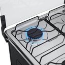 Ver imagem 7 de Fogão Atlas 4 Bocas Mônaco Top com Mesa Inox Branco Bivolt