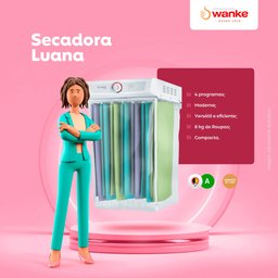 Secadora de Roupas Luana 8Kg Wanke 220V - 5