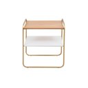 Ver imagem 3 de Mesinha Lime Lateral Sala Sofá Cama Decor:Dourado