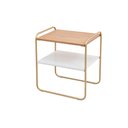 Ver imagem 1 de Mesinha Lime Lateral Sala Sofá Cama Decor:Dourado