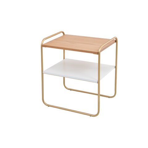 Mesinha Lime Lateral Sala Sofá Cama Decor:Dourado