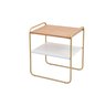 Mesinha Lime Lateral Sala Sofá Cama Decor:Dourado - 1