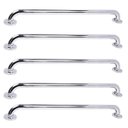 Ver imagem 1 de Barra de Apoio 70cm Inox Kit 5 Unidades Acessibilidade Idoso Criança Gestante Banheiro Box Suporte D