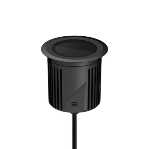 Embutido de Solo Led Stella S.ground 18,5w com Caixa de Instalação Bivolt Preto 3000k