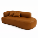 Ver imagem 5 de Sofá Orgânico Divã Estofado Sala Recepção Seed 160 Cm Zahav:courino Braça Lado Direito/courino Sinté