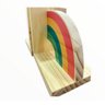 Porta Livros de madeira pinus arco iris color Pomelo Decor arco íris - 3