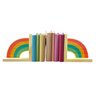 Porta Livros de madeira pinus arco iris color Pomelo Decor arco íris - 4