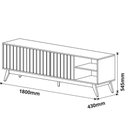 Ver imagem 6 de Rack para Tv Jb Acai 1.8 Off White - Moveis Jb