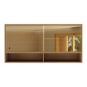 Ver imagem 7 de Armário Aéreo 120cm com Portas de Vidro Paris Multimóveis Mp2213 Rustic