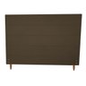 Cabeceira Cama Box Casal Queen Size Suede Marrom 158cm - 1