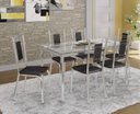 Ver imagem 6 de Conjunto de Mesa Completo com 6 Cadeiras Estofadas Cmc035cr Kappesberg Crome