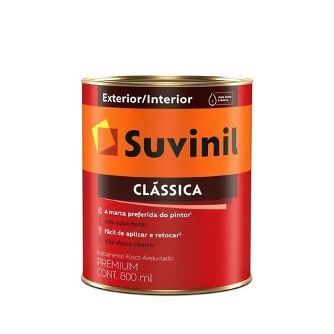Tinta Para Parede 800ml Suvinil Clássica Escolha Sua Cor - A242 Rosa Bebe