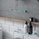 Ver imagem 4 de Porta Shampoo Organizador de Banheiro Troia Suporte Prata 1050tr