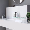 Ver imagem 3 de Porta Shampoo Organizador de Banheiro Troia Suporte Prata 1050tr