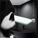 Ver imagem 2 de Porta Shampoo Organizador de Banheiro Troia Suporte Prata 1050tr