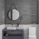 Ver imagem 5 de Porta Shampoo Organizador de Banheiro Troia Suporte Prata 1050tr