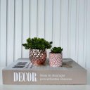 Ver imagem 3 de Decoração sala livro caixa fake + vaso cachepô + mini vaso