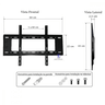 Suporte Tv Fixo Universal Tv Lcd/led 40"- 80" Polegadas - 3