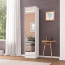 Ver imagem 1 de Sapateira 1 Porta com Espelho Lux Espresso Móveis