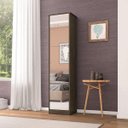 Ver imagem 1 de Sapateira 1 Porta com Espelho Lux Espresso Móveis