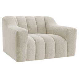 Kit 1 Sofá 180cm 1 Poltrona Luxo Recepção Sala Elegance Bouclé - 12