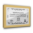 Ver imagem 3 de Kit 5 Certificados Diplomas A4 com Tela de Acetato e MDF - Moldura Marfim