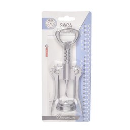 Saca-Rolhas para Vinhos Premium Inox - 5
