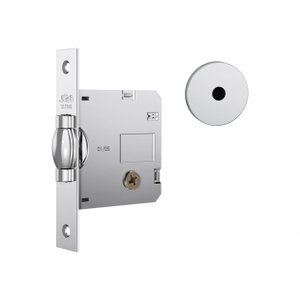 Fechadura Stam 1005 Pivotante Tetra Rolete Roseta Inox