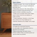 Ver imagem 3 de Buffet 5 Portas Pés em Madeira Maciça Premium - Naturalle - Mavaular