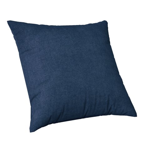 Capa de Almofada Glamour Decorativa Suede 50 X 50cm Azul