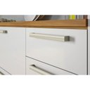 Ver imagem 6 de Balcão de Cozinha Burguesa P/pia Premium 2 Portas e 3 Gavetas C/ Tampo 120cm Freijo/grafite -