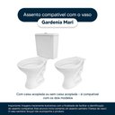 Ver imagem 4 de Tampa de Vaso Decorado Fundo do Mar Gardenia para bacia Mari Oval 6lpf