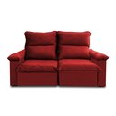 Ver mais imagens de Sofá Retrátil Reclinável Paris 200cm Suede Velut com Molas no Assento - King House