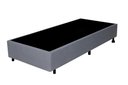 Ver imagem 2 de Cama Box Solteiro 88x188 + Colchão Ecoline Ecoflex Espuma D23 Courino Linho
