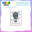 Ver imagem 3 de Placa Decorativa Mdf Tam A4 Frase Amor Sala Escritório Pa1