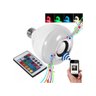 Lampada Caixinha de Som Bluetooth Rgb Music Bulb Controle - 4