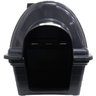Casinha de Cachorro Cão e Gato Plástica Iglu Número 5 Porte Médio Preto Furacão Pet N5,0 01009 Black - 3