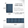 1 Módulo de Cabeceira Cama Box Solteiro Casal Queen King Estofada Modulada 40x30cm - 7