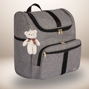 Mochila Bebê Infantil Maternidade 2 em 1 Faixa Menino Menina Amor:preto